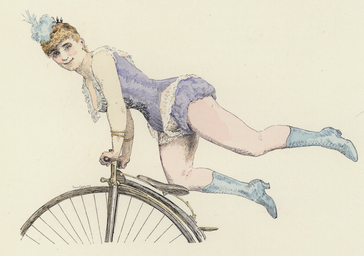 Artista de ciclismo de Jules Arsene Garnier