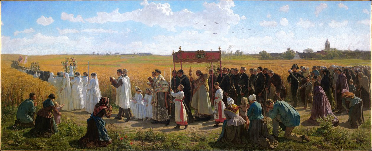 A bênção do trigo em Artois de Jules Breton