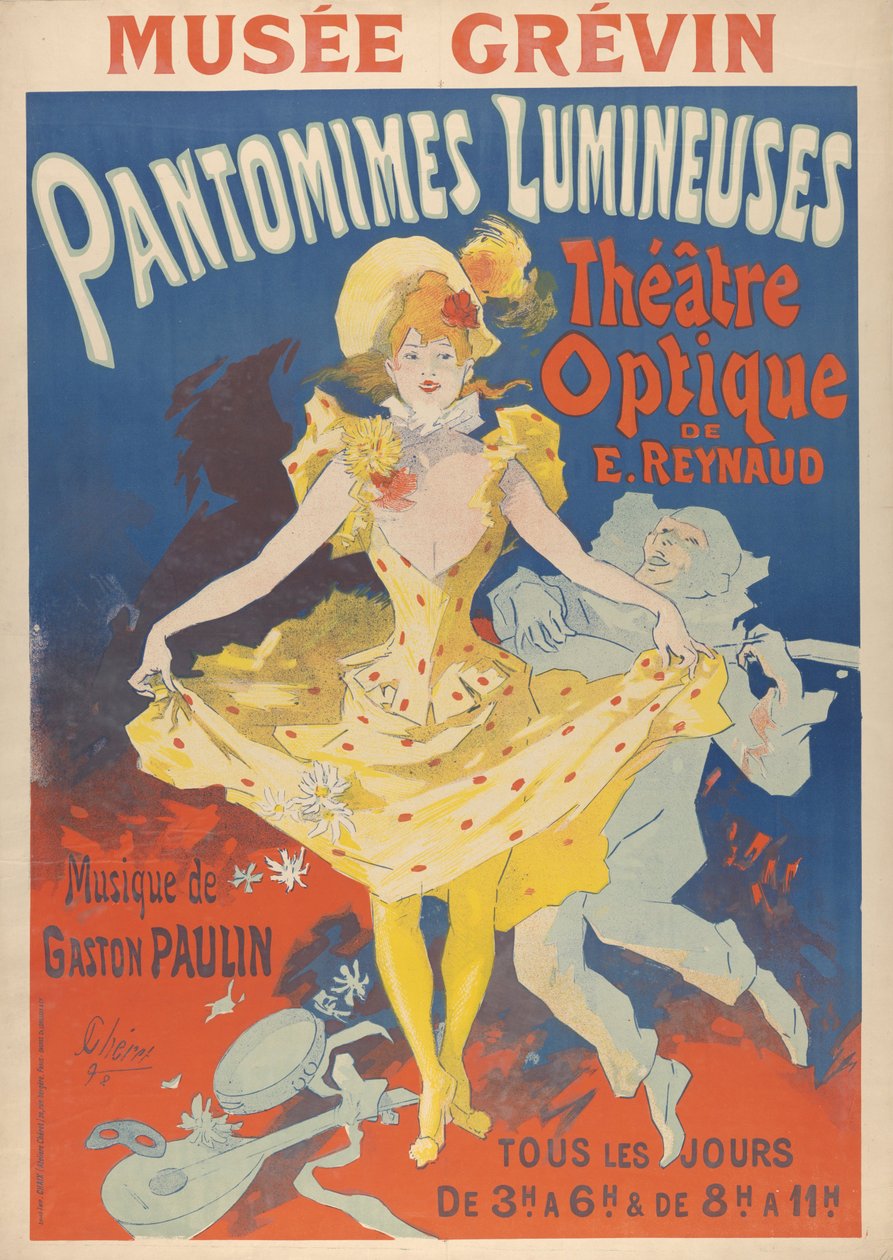 Pantomimas Luminosas, 1892 de Jules Cheret