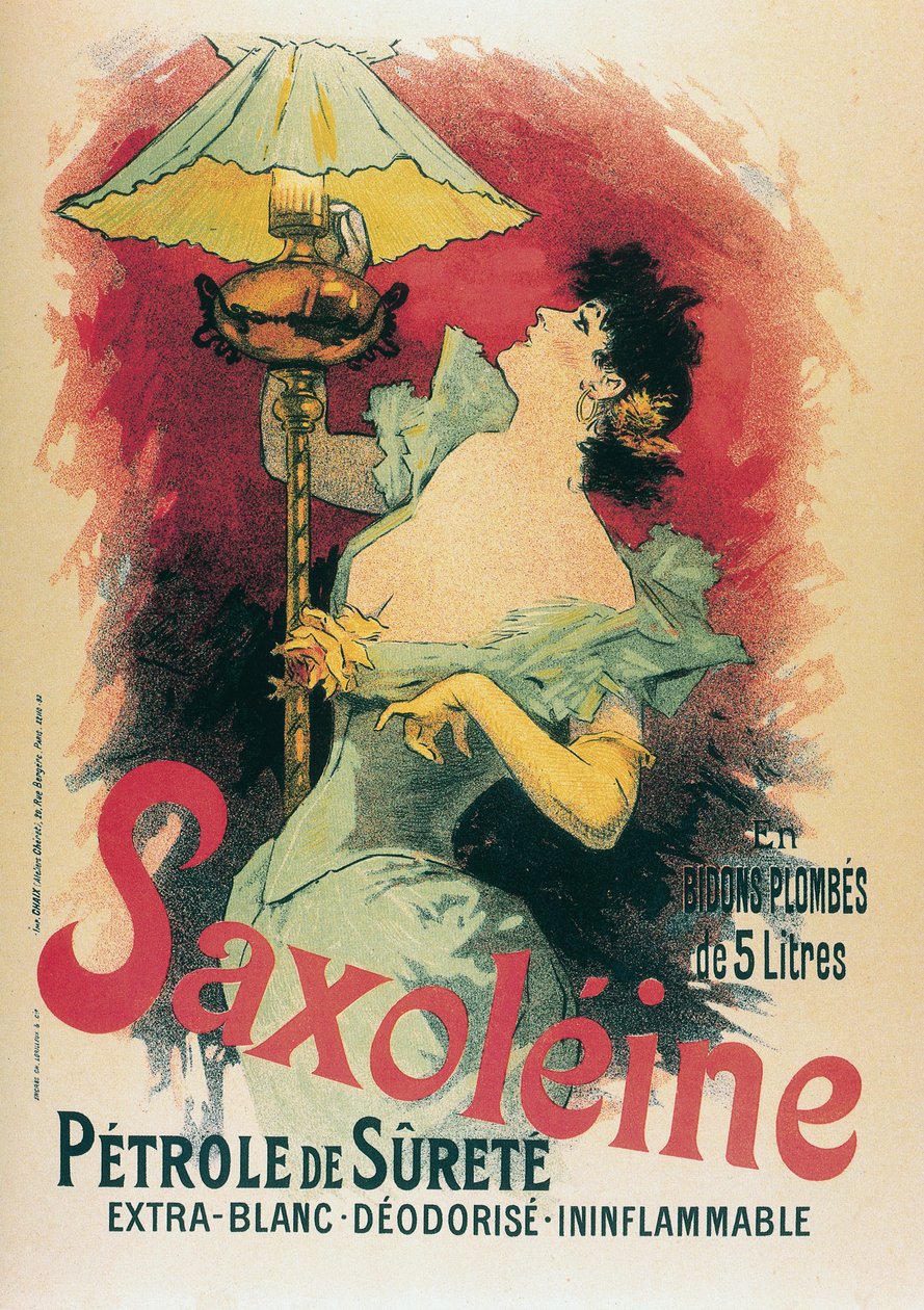 "Saxolein" 1891 (litografia) de Jules Cheret