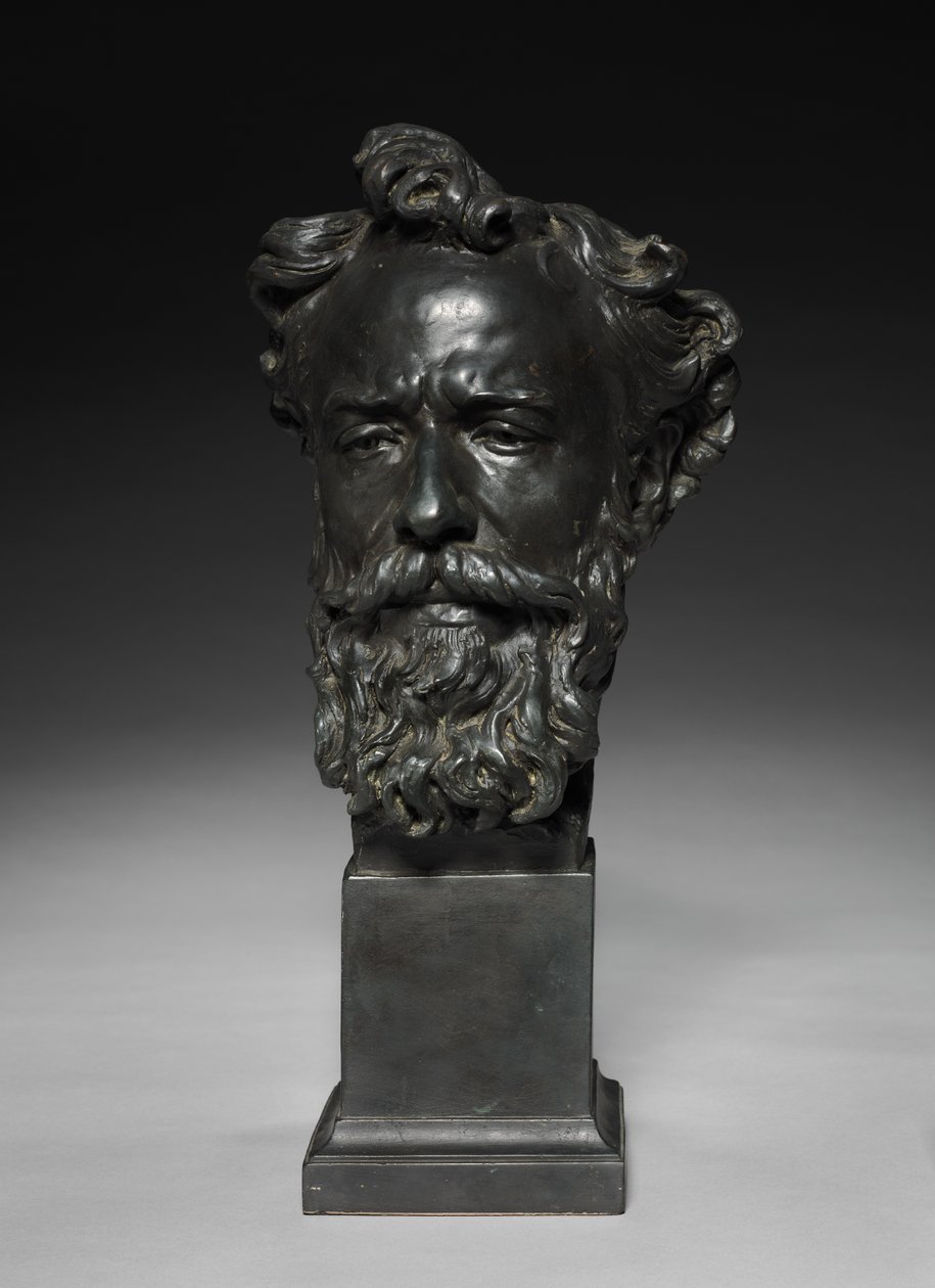 Chefe de Alphonse Legros, c. 1876. de Jules Dalou