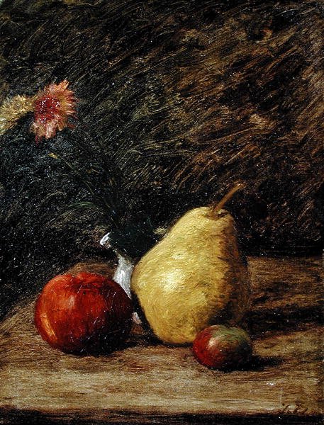 Ainda vida com uma pêra de Jules Dupré