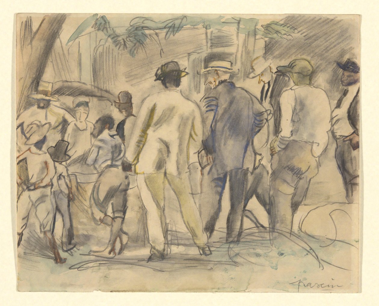 Multidão, Charleston de Jules Pascin