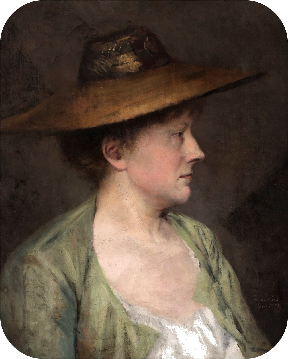 Retrato de uma mulher de Julia Beck