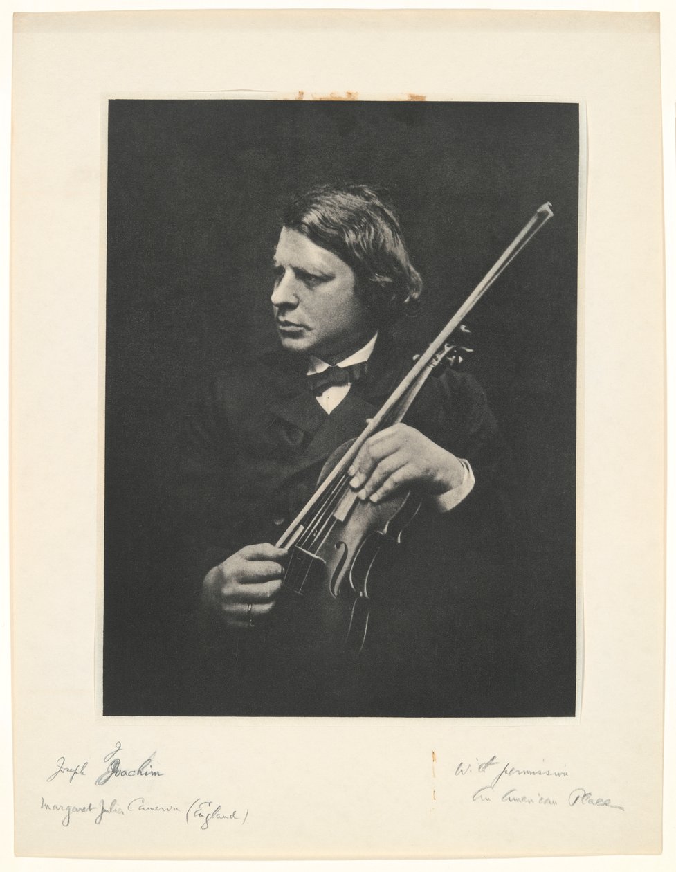 Joseph Joachim de Julia Margaret Cameron