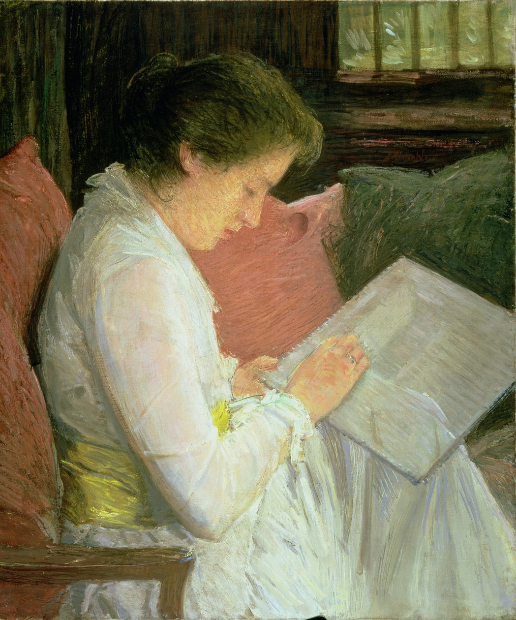 O Criador de Renda, 1915 de Julian Alden Weir