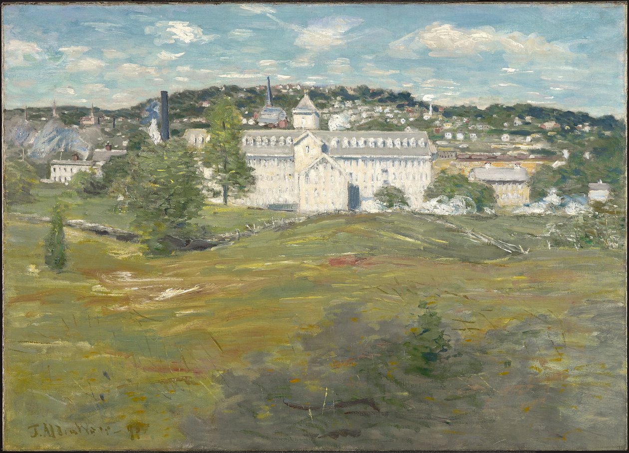 Fábrica de Roscas Willimantic, 1893 de Julian Alden Weir