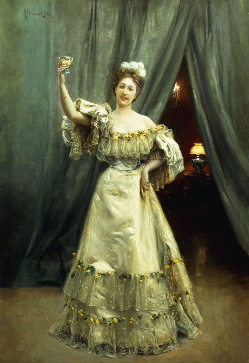 Um brinde, 1896 de Julius Leblanc Stewart