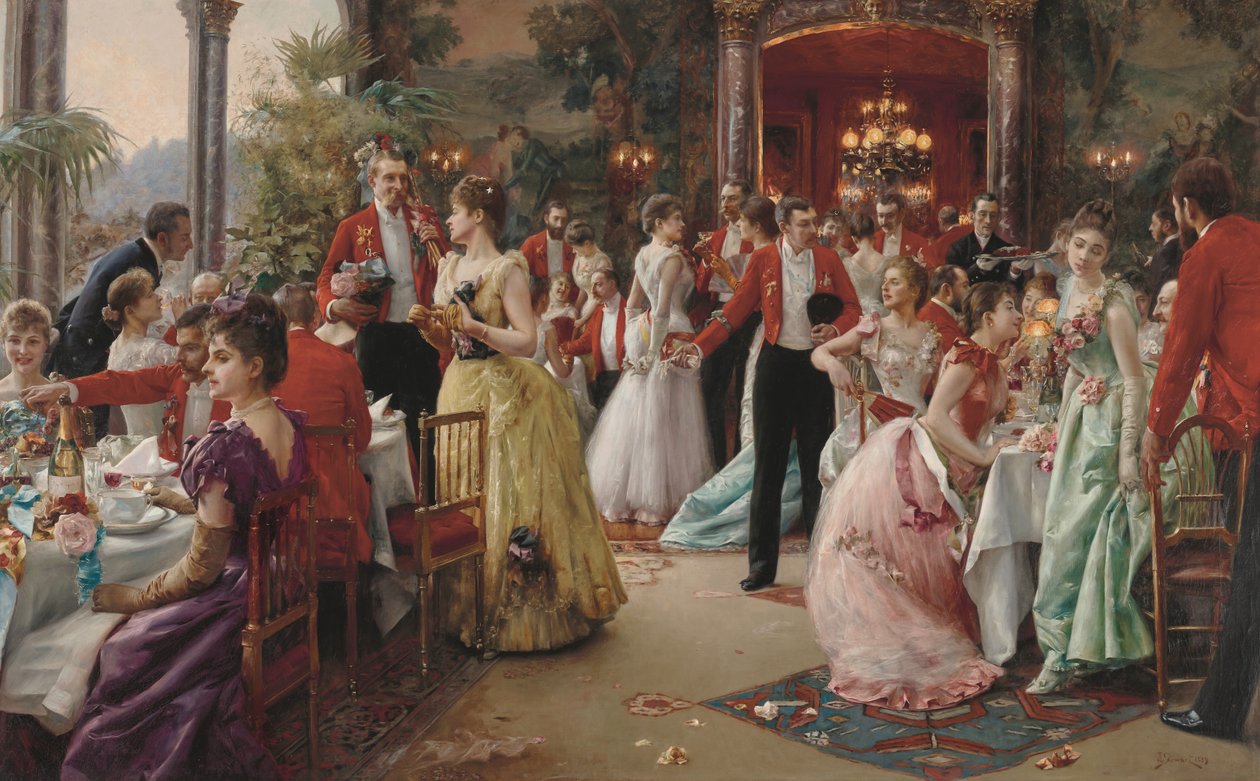 A Ceia da Caça de Julius Leblanc Stewart