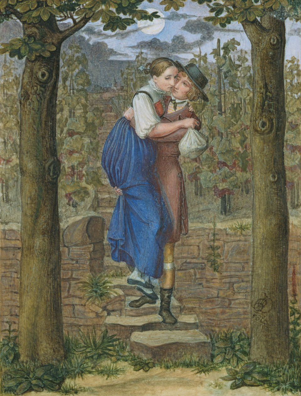 Hermann e Dorothea, 1828 de Julius Oldach