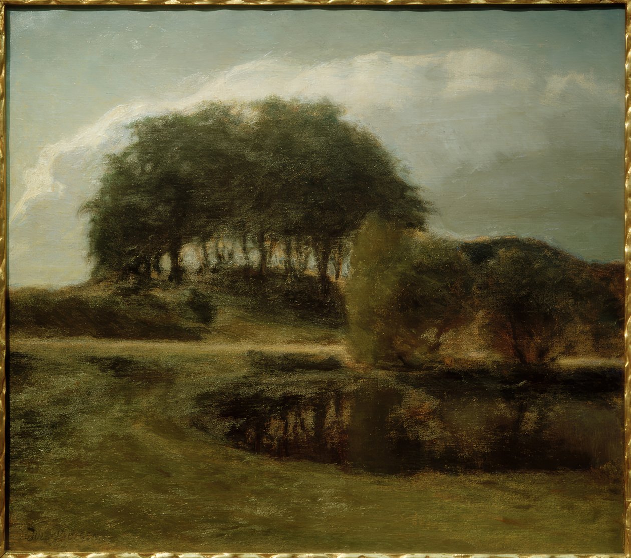 Paisagem do verão. Horneby de Julius Paulsen