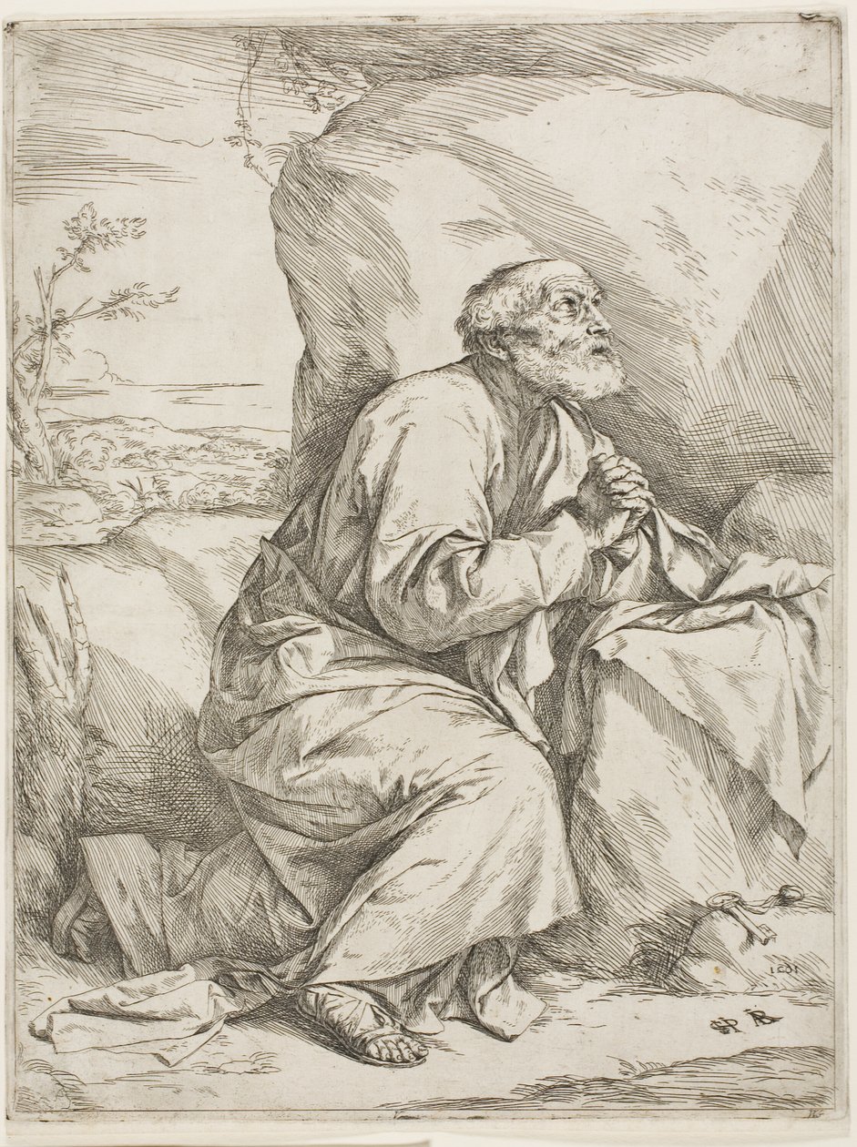 São Pedro no deserto de Jusepe de Ribera