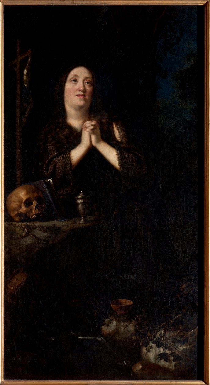 Retrato de Maria Madalena da Áustria como Santa Maria Madalena, c.1620 de Justus Sustermans