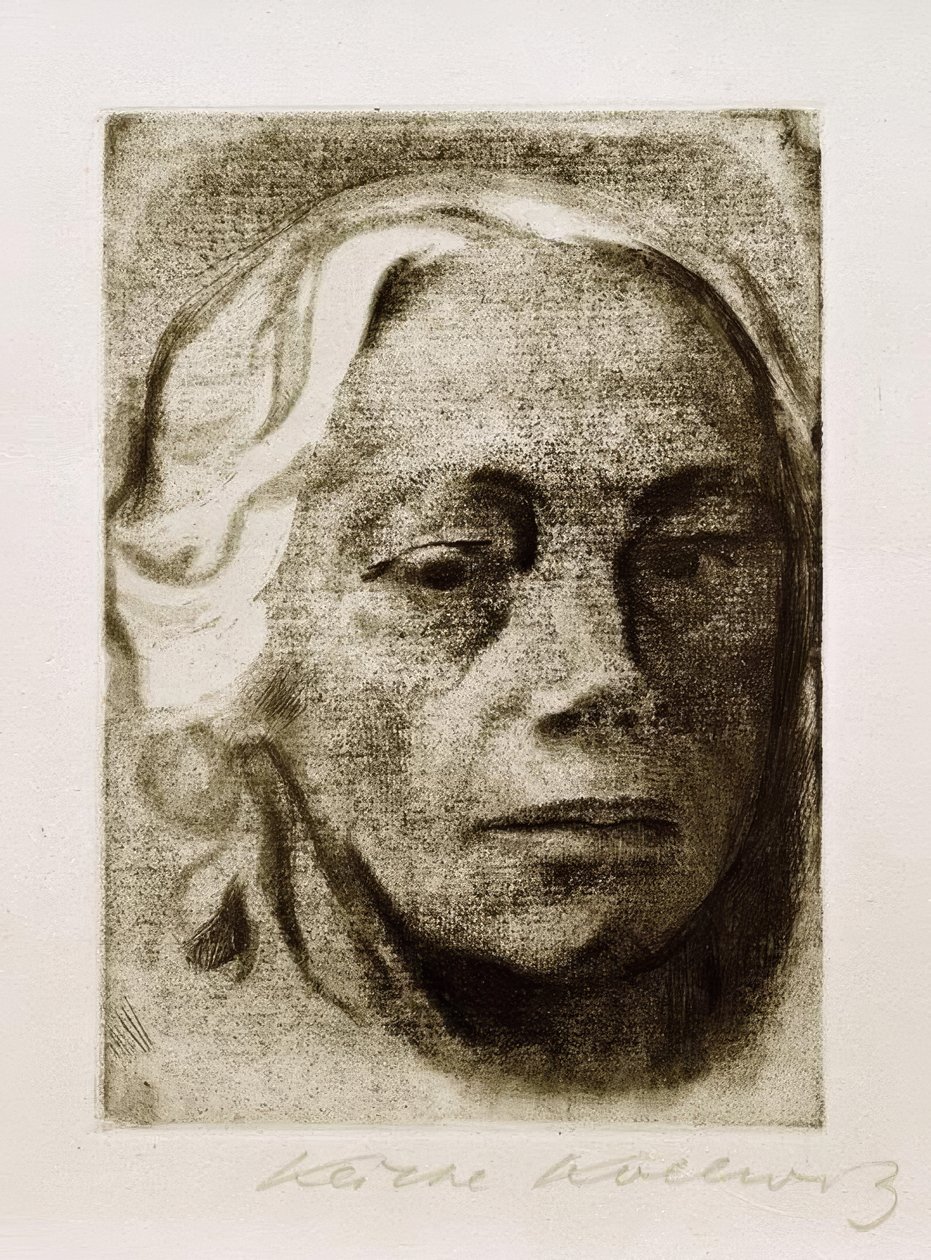 auto-retrato de Käthe Kollwitz