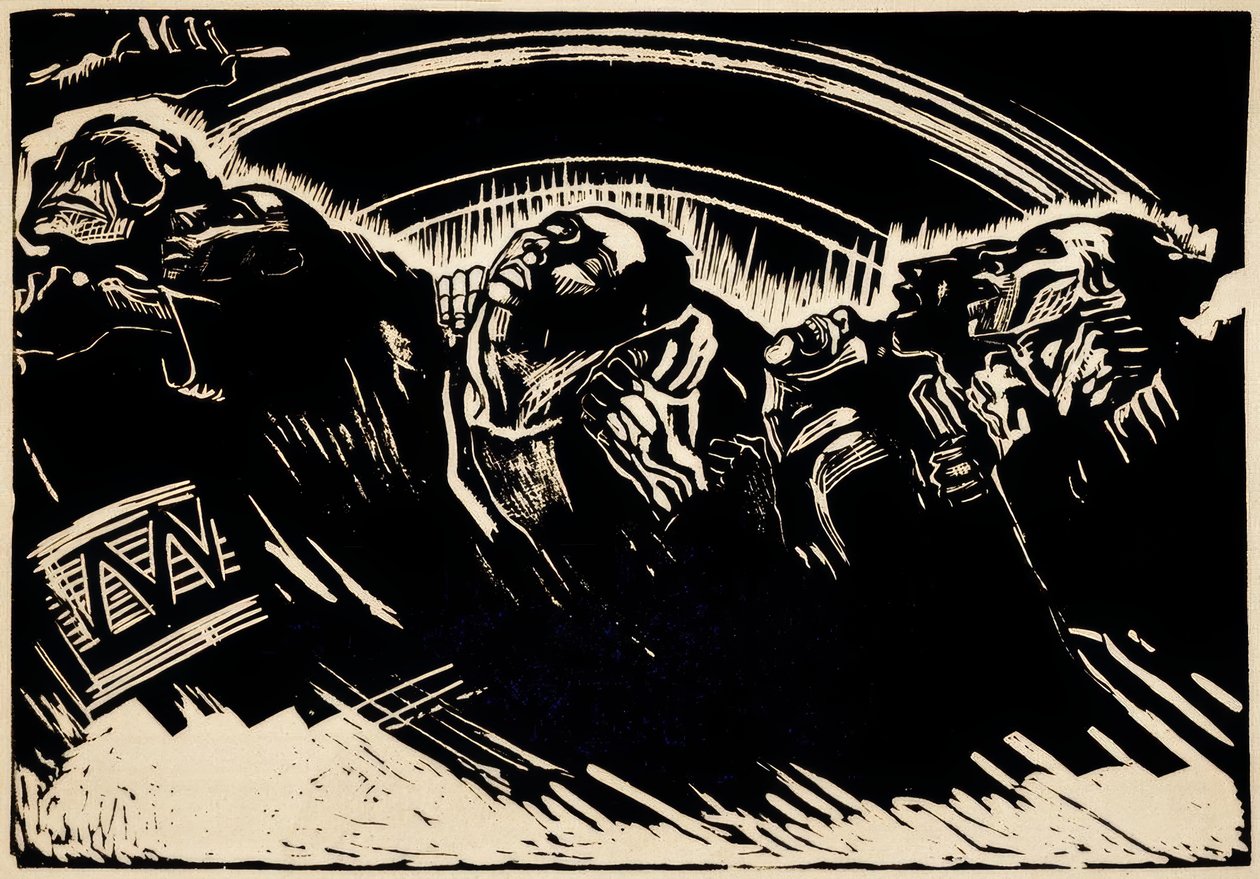 K.Kollwitz, Os Voluntários de Käthe Kollwitz