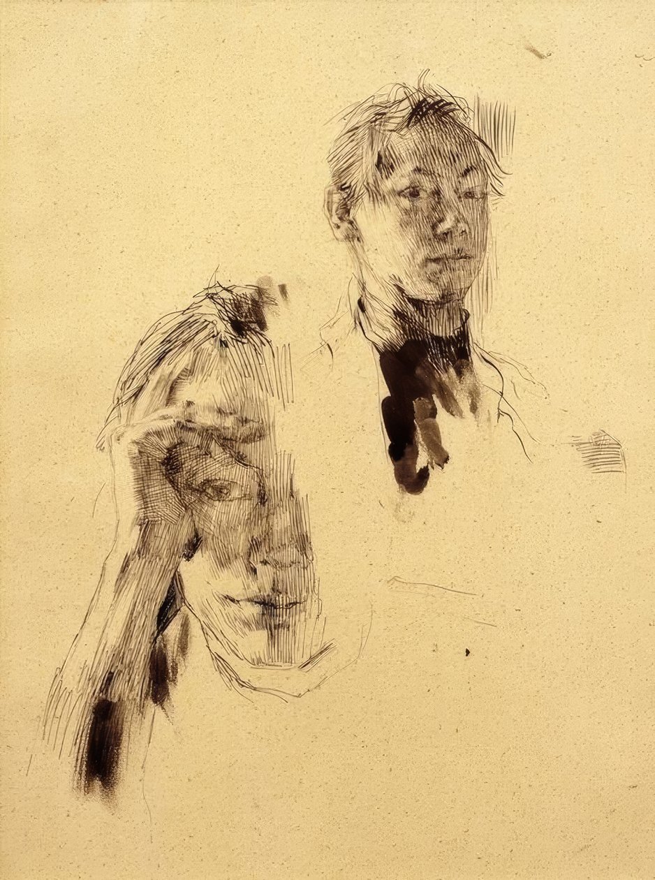Dois auto-retratos de Käthe Kollwitz