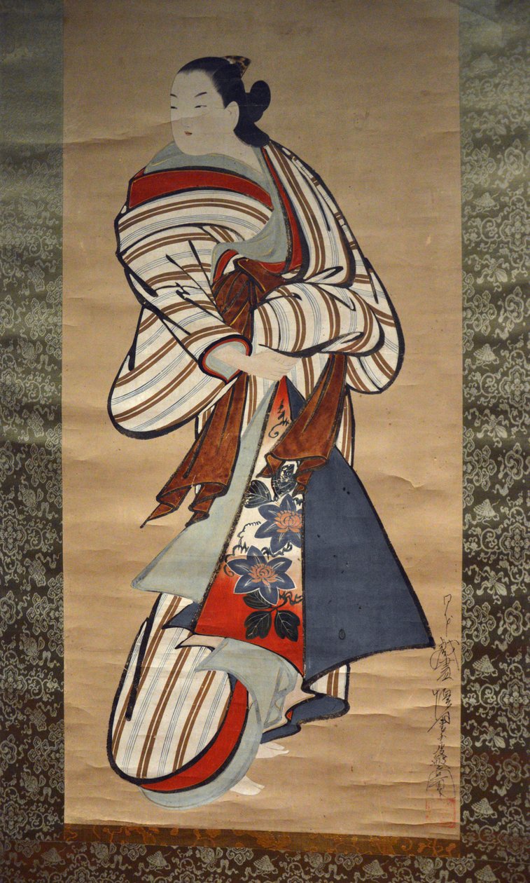 Courtesan paradant. de Kaigetsudō Dohan