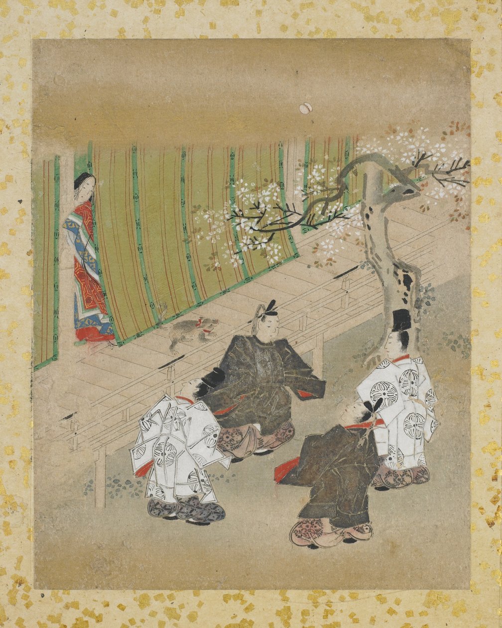 Vinte e quatro pinturas, principalmente ilustrações, período Edo (tinta, cor e ouro sobre papel) de Kanō Tan’yū