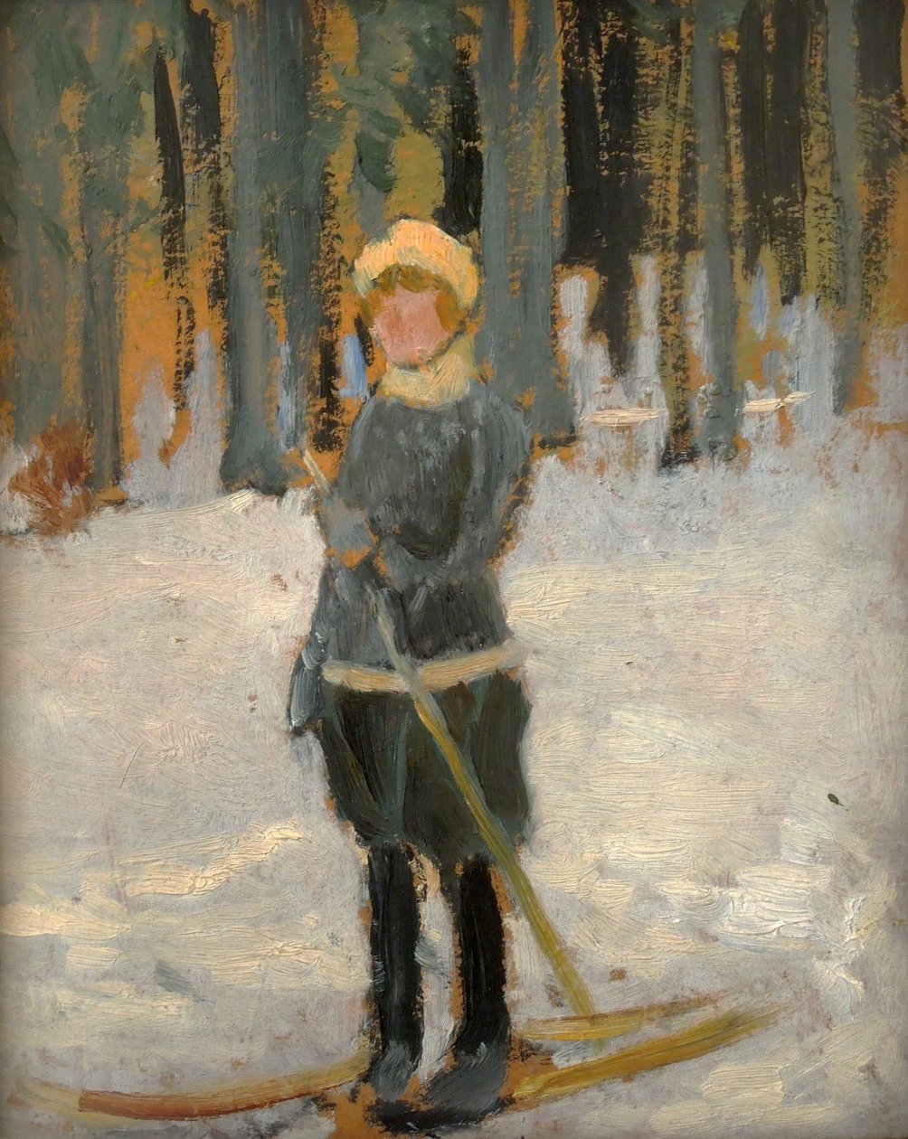 Lyzarka v lesen de Karel Spillar