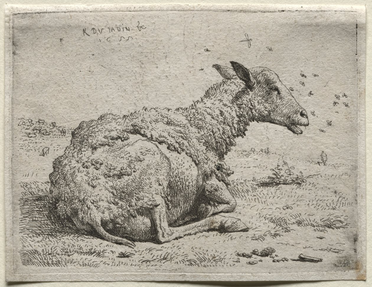 As ovelhas e as moscas de Karel Dujardin