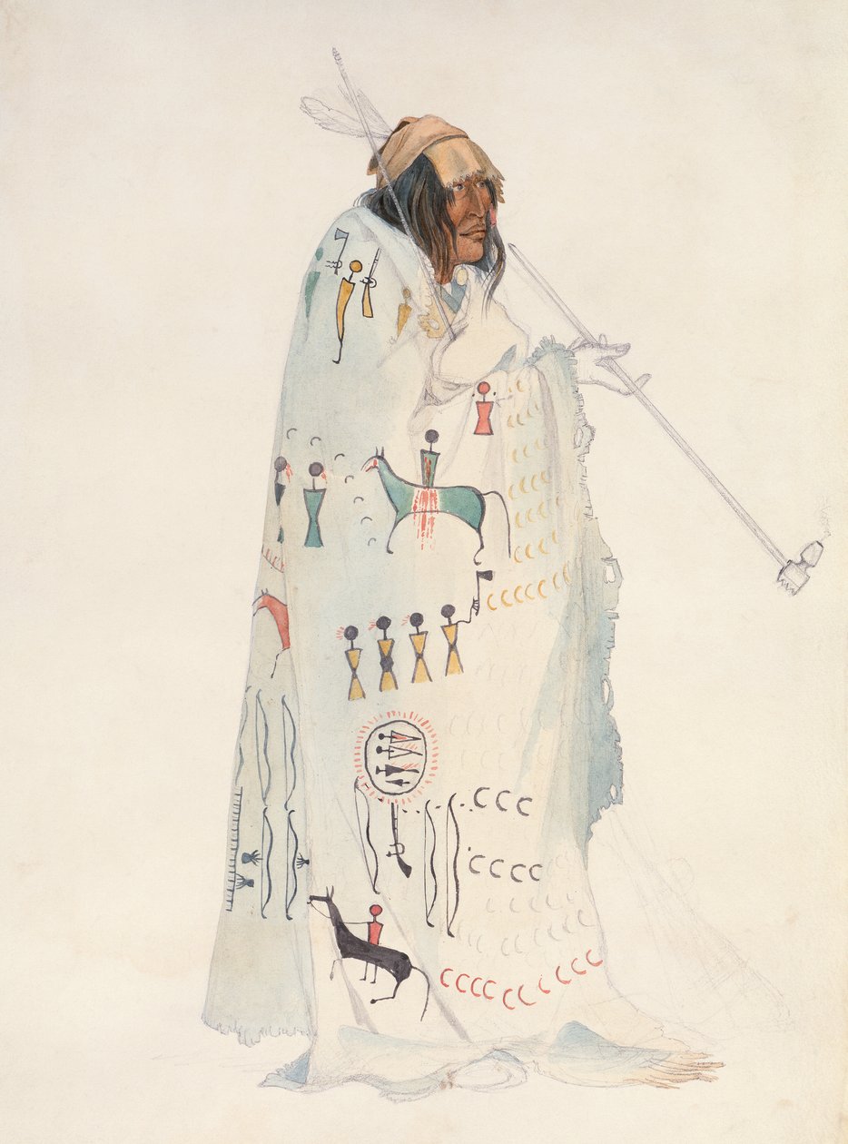 Piegan Blackfeet Man de Karl Bodmer