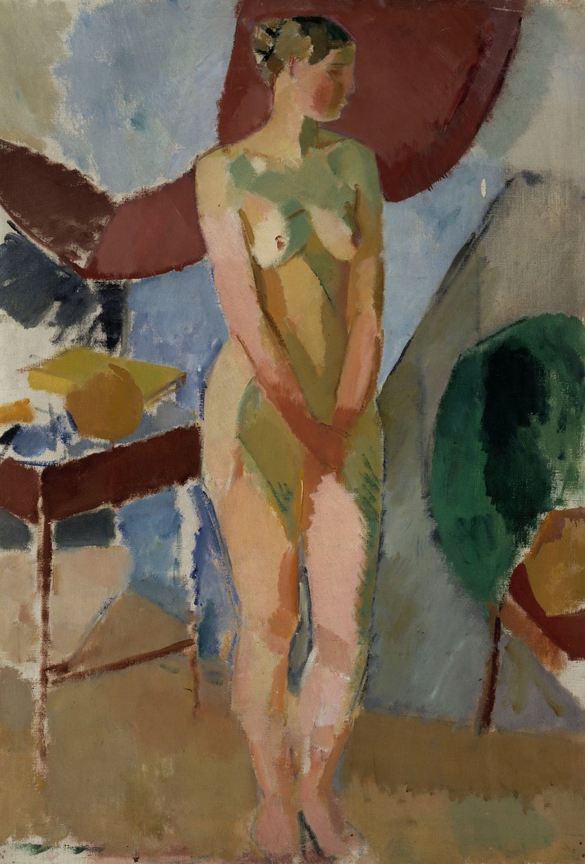 Nu feminino em pé de Karl Isakson