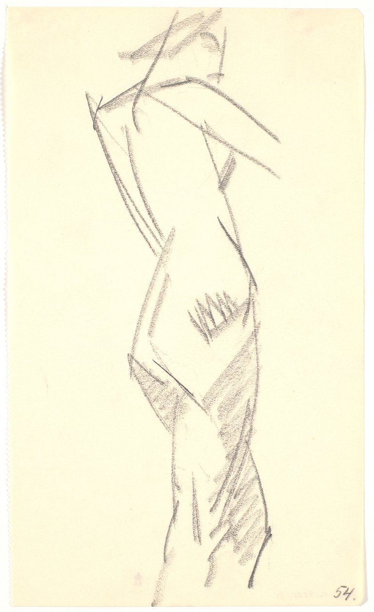 Modelo em pé de Karl Isakson