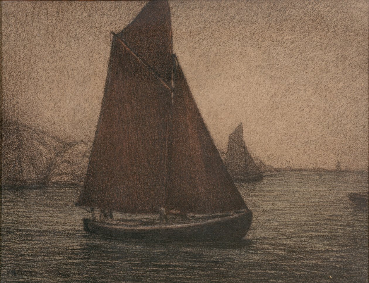 Barcos de pesca de rede de Karl Nordström
