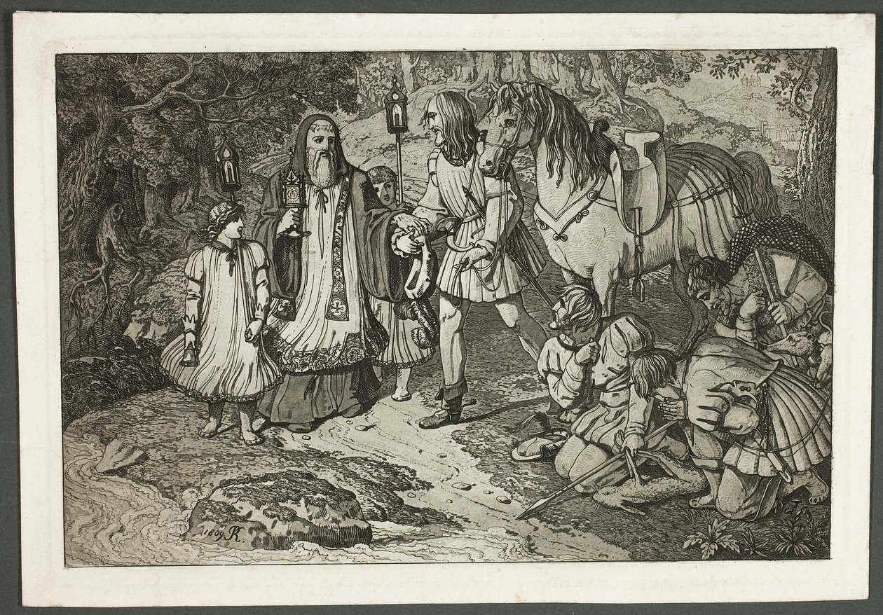Rodolfo de Habsburgo e o padre de Karl Russ