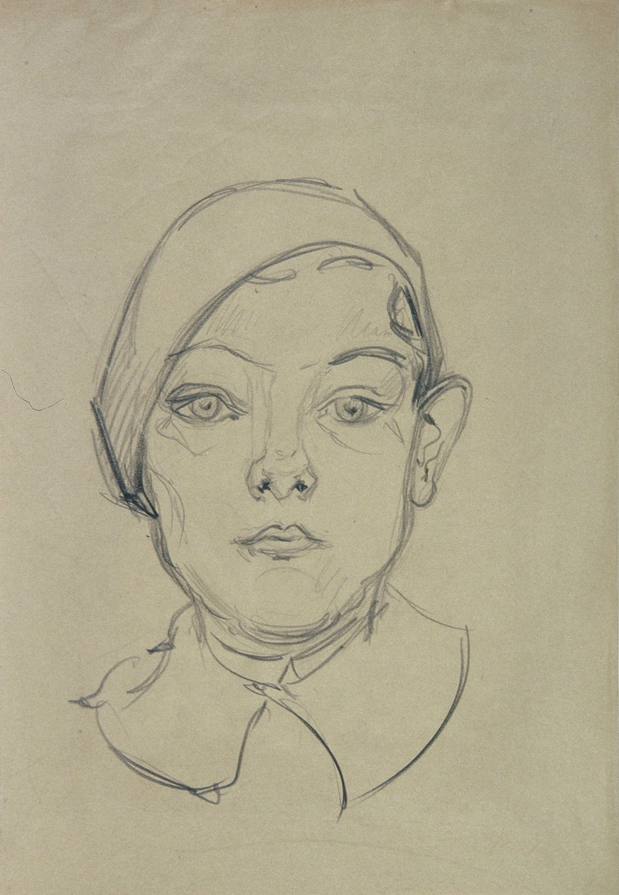 retrato de menino de Karl Suschnik