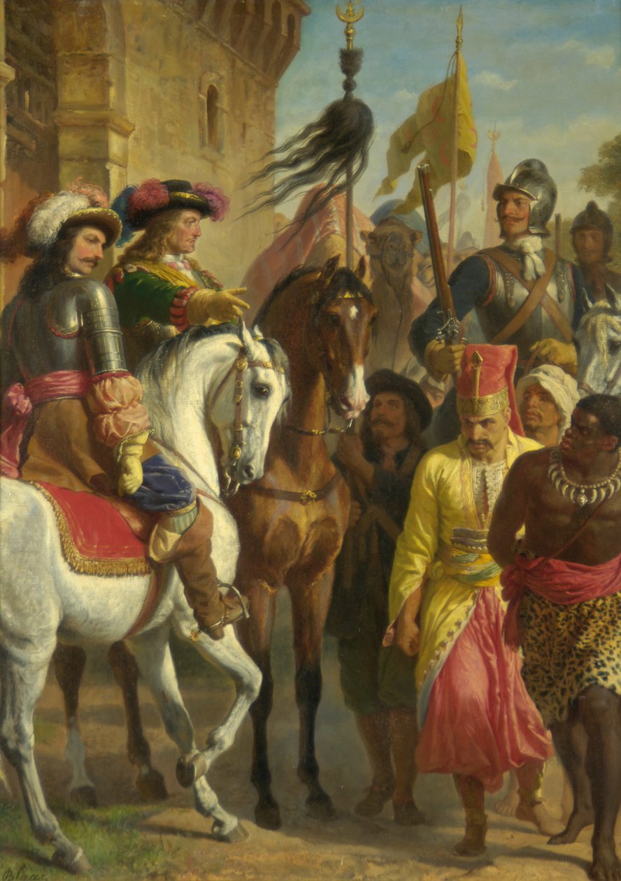 A Batalha de Levenc 1664 de Karl von Blaas