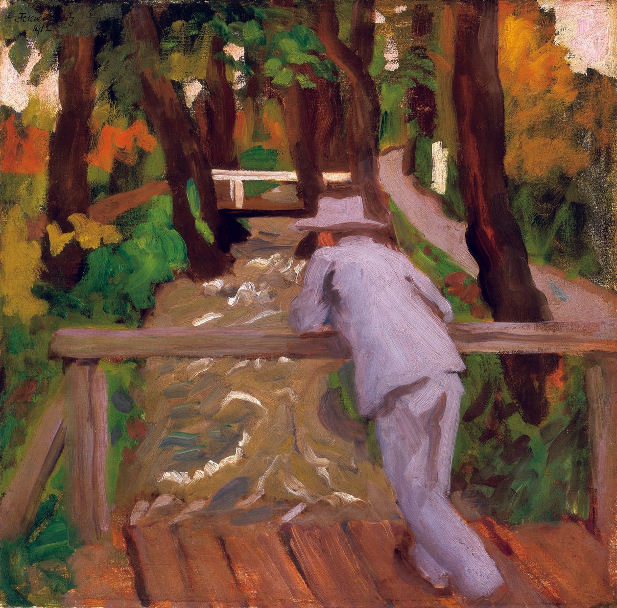 Homem na ponte de Károly Ferenczy