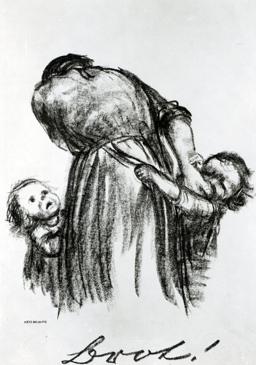 Pão !, 1924 de Käthe Kollwitz
