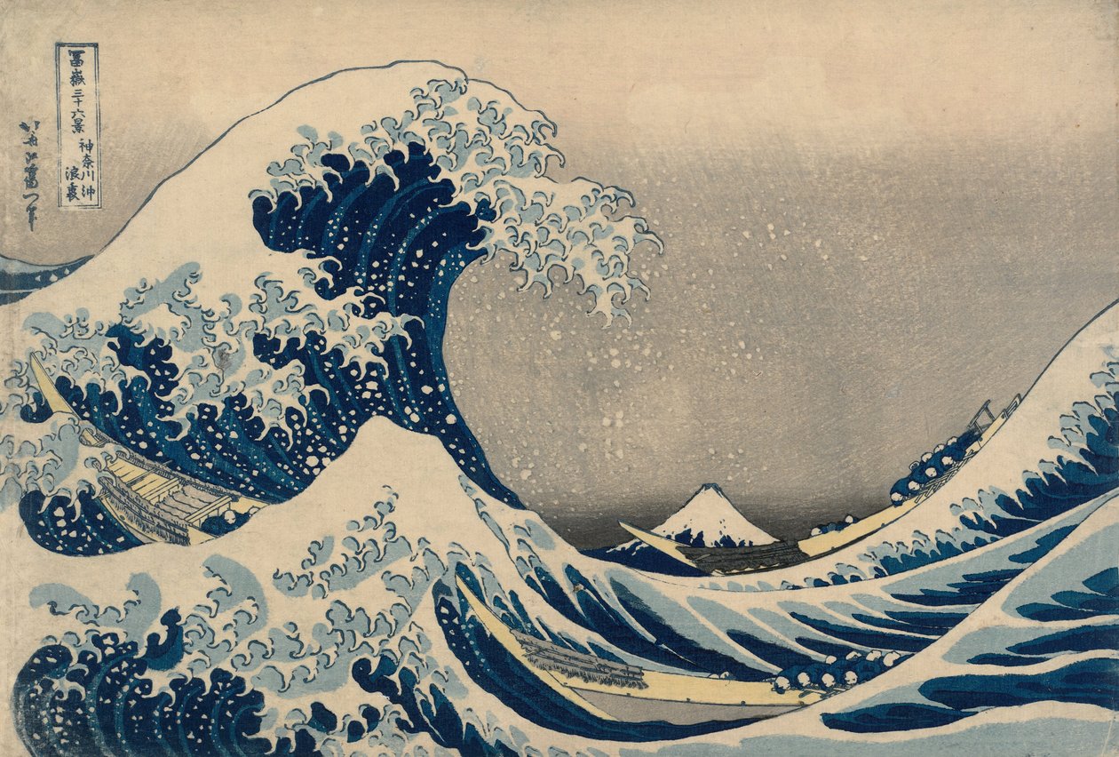 A grande onda de Katsushika Hokusai
