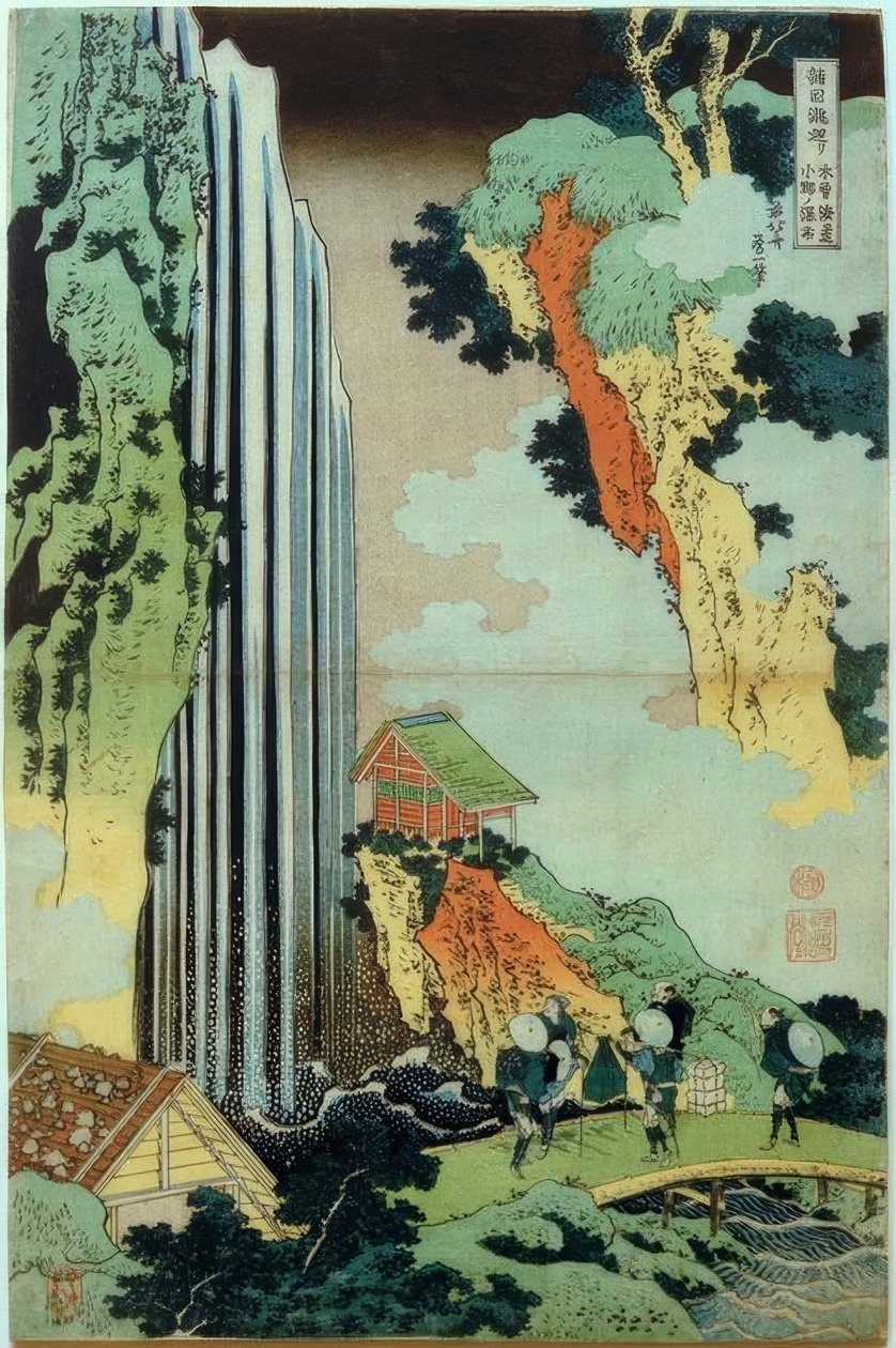 Ono Cachoeira de Katsushika Hokusai