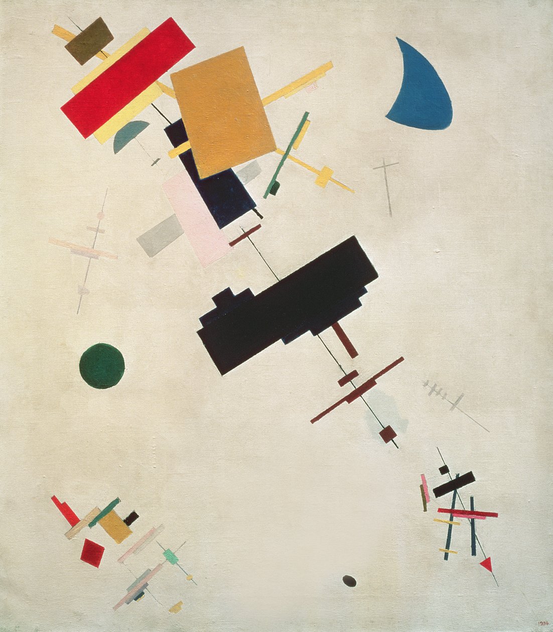 Composição Suprematista No.56, 1936 de Kazimir Severinovich Malevich