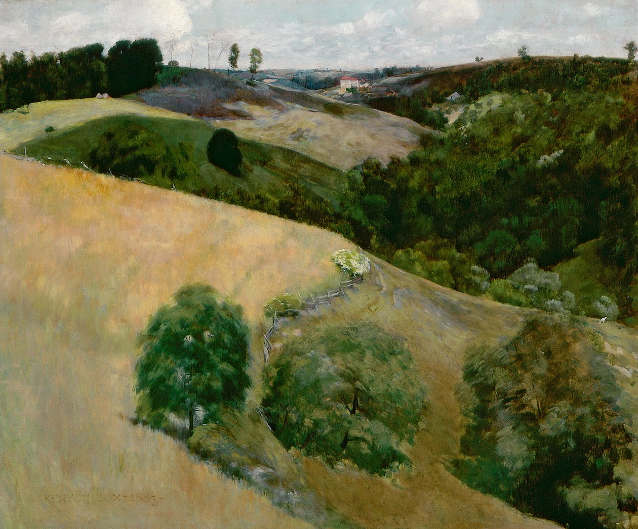 Sombras Voadoras, 1883 de Kenyon Cox