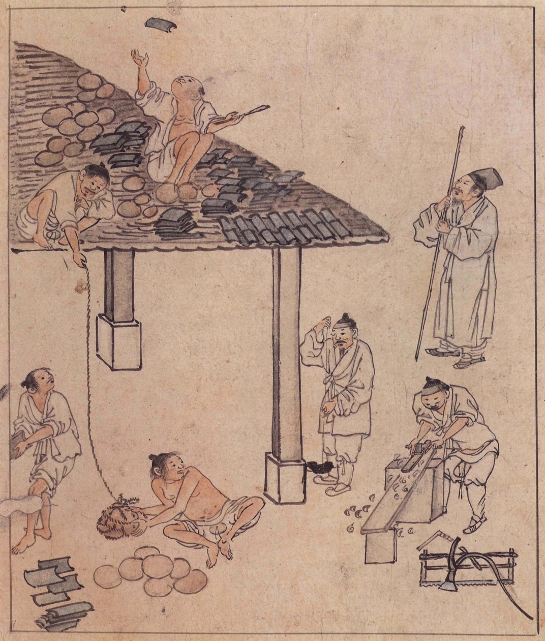 Telha giwa de Kim Hong Do