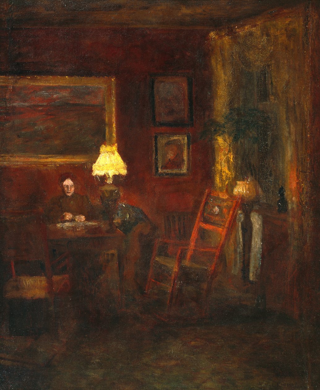 mulher no interior de Kitty Lange Kielland