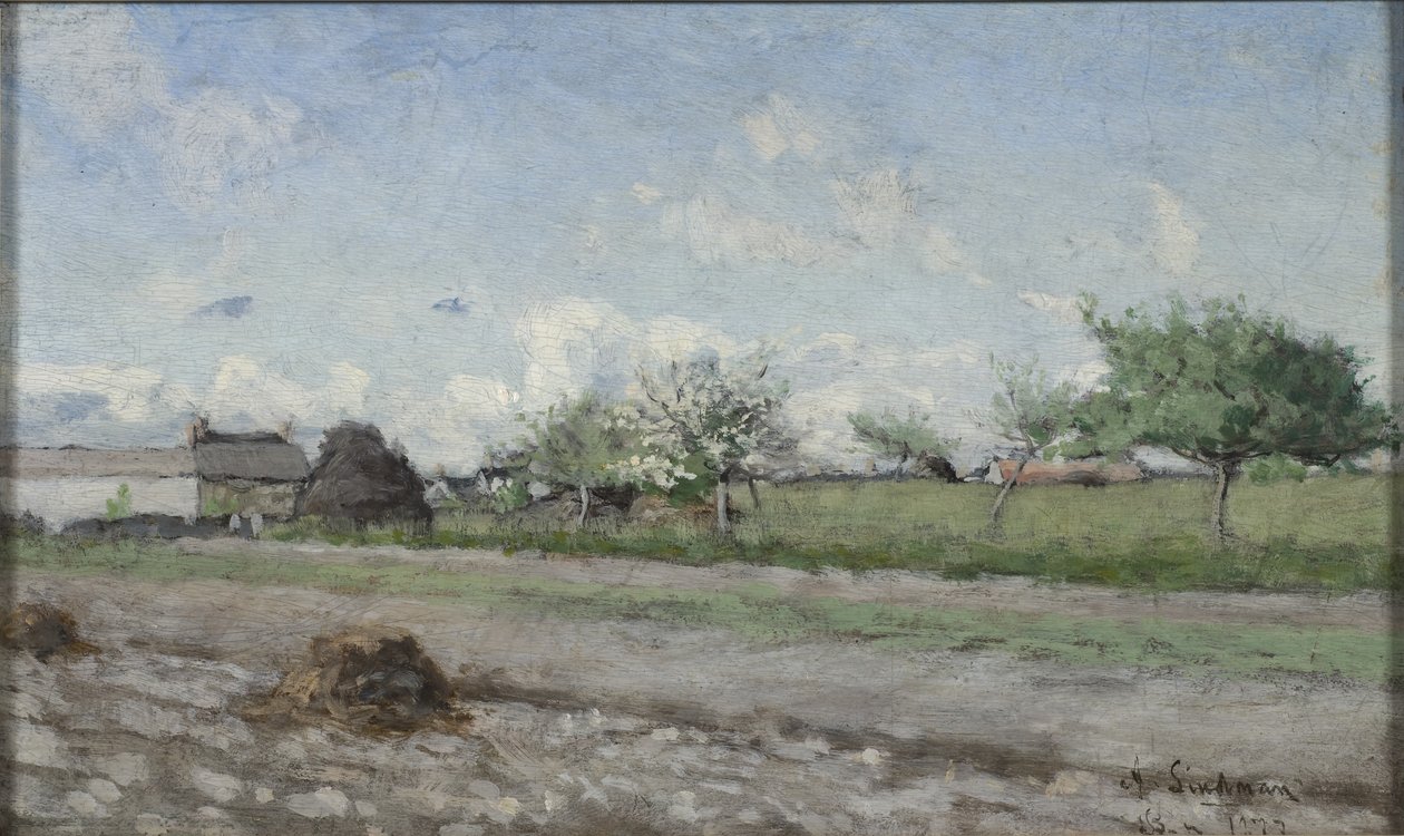 Macieira em flor, 1877 de Knut Axel Lindman