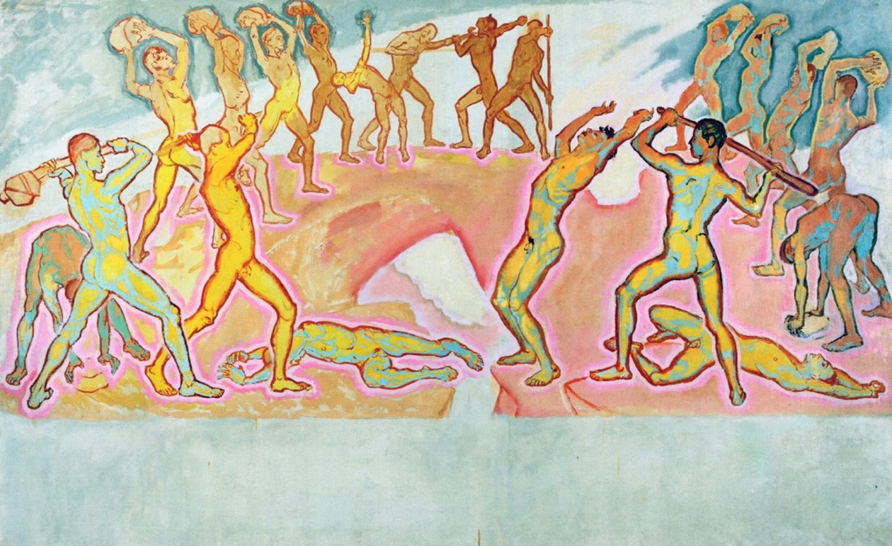O choque dos titãs, 1913-15 de Koloman Moser