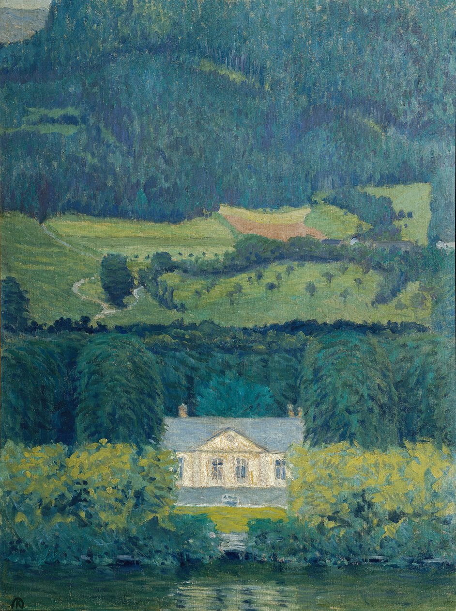 Casa de campo na água de Koloman Moser