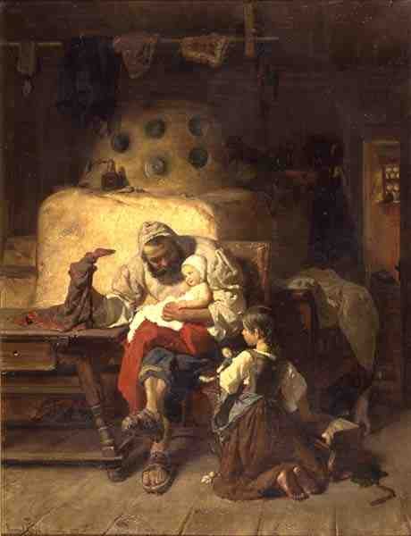 Entreter as crianças de Konrad Grob