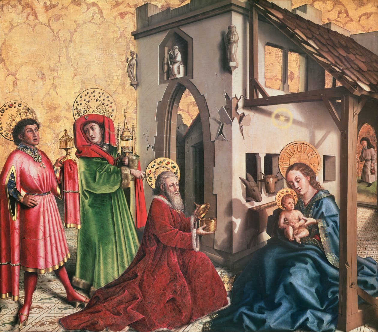 Adoração dos Magos, c.1444 de Konrad Witz