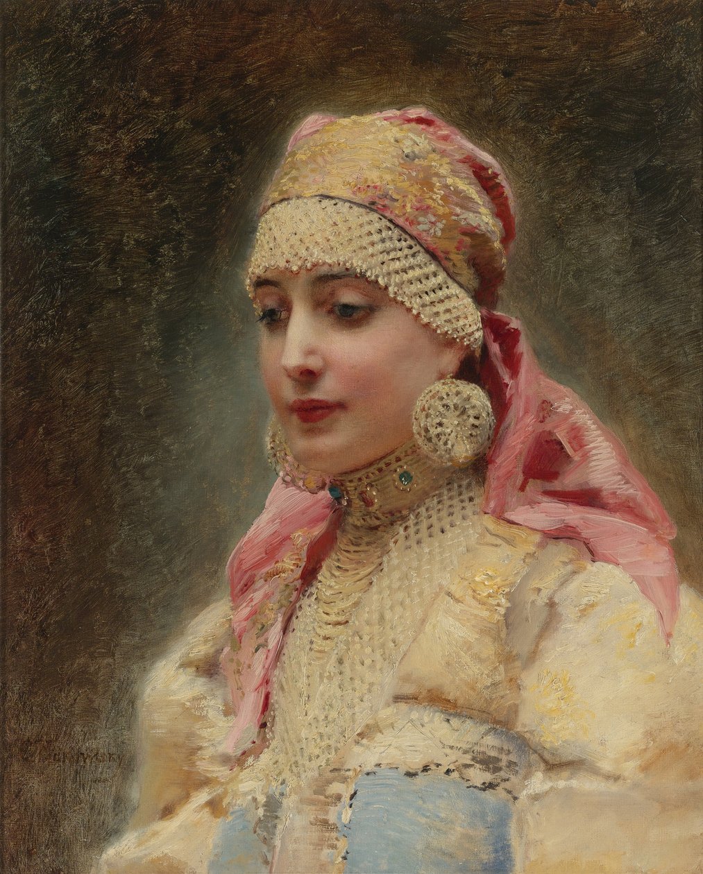 Boyars Wife de Konstantin Egorovich Makovsky