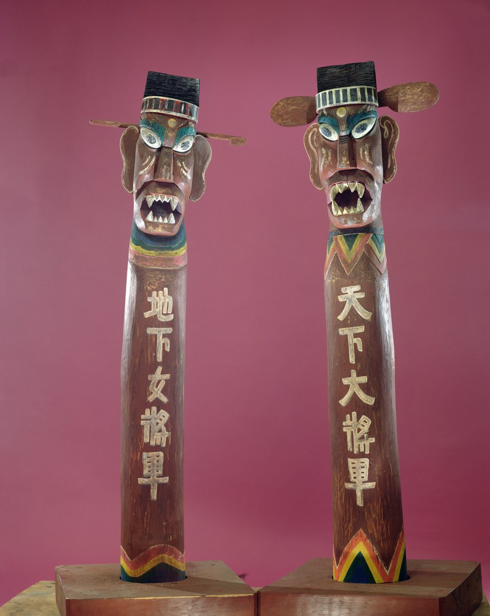 Mensagens de diabo (madeira) de Korean School