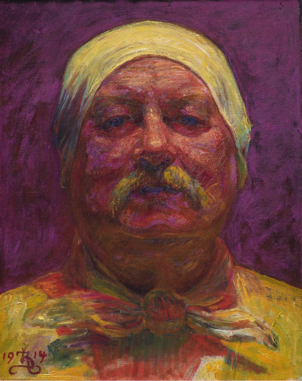 Autorretrato, 1914. de Kristian Zahrtmann