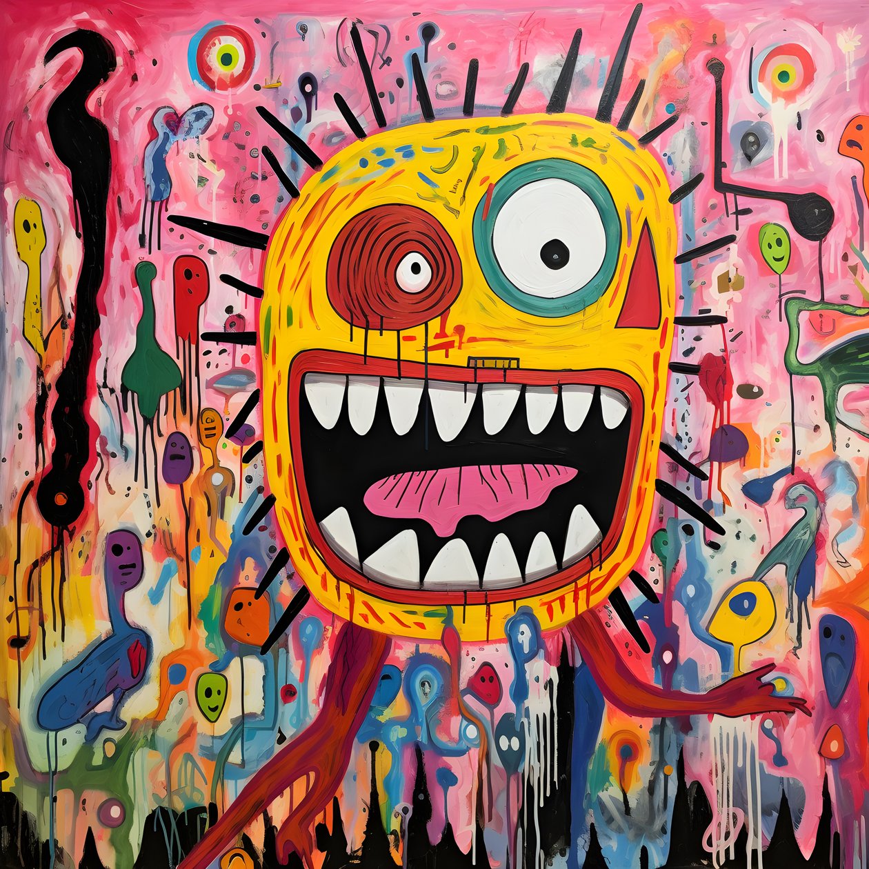 uma pintura acrílica ruidosa 4 de Kurt Heppke