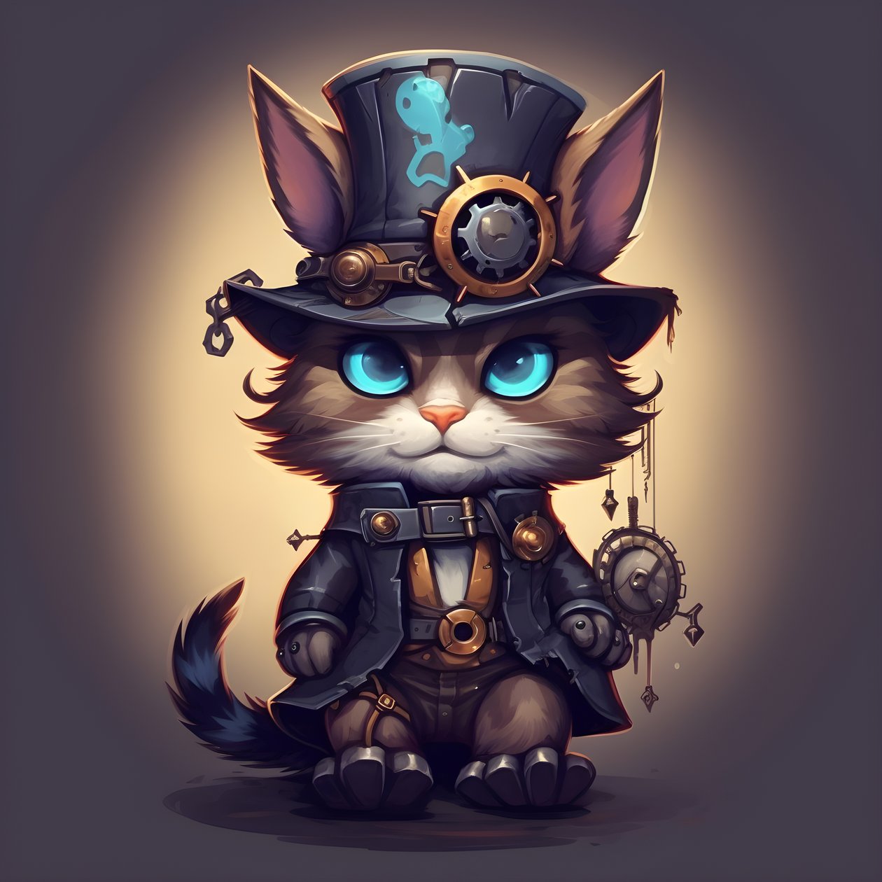 gato antropomórfico giro 1 de Kurt Heppke