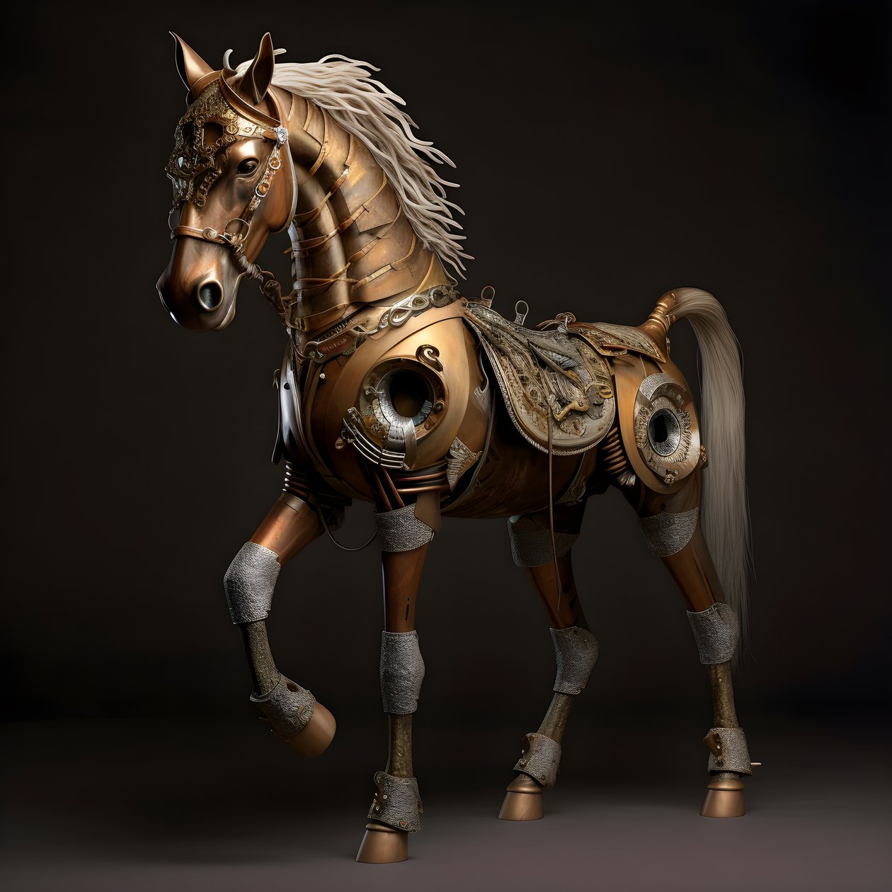 cavalo antropomórfico 1 de Kurt Heppke